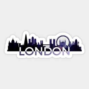 London Skyline Sticker